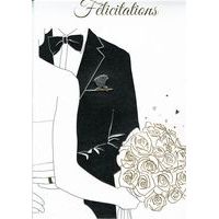 Carte Kiub Maxi - Félicitations mariage - 22.5x30.5 cm